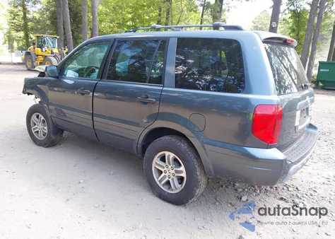 2004 Honda Pilot Ex-L из США, поврежденный, VIN 2HKYF18594H583118